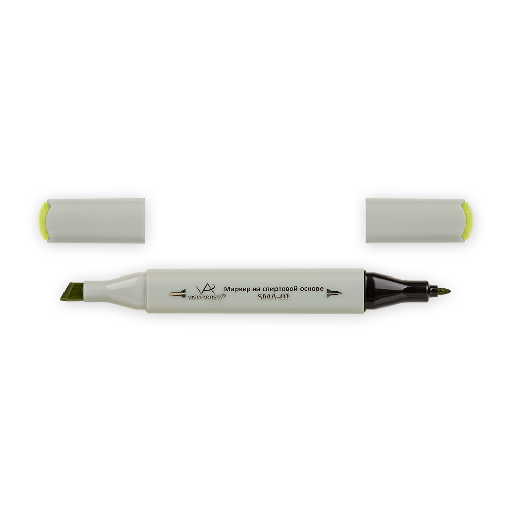 

Маркеры для скетчинга двухсторонние SMA-01 Chartreuse Green св. хаки VISTA-ARTISTA Z465