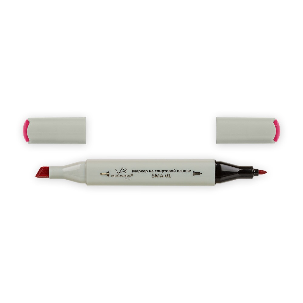 

Маркеры для скетчинга двухсторонние SMA-01 Deep Red ярко-розовый VISTA-ARTISTA K250