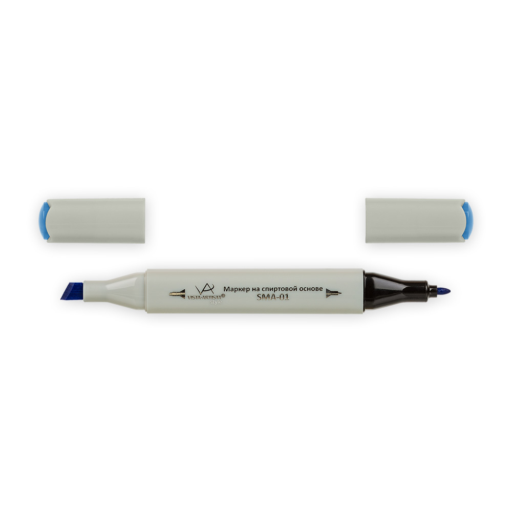 

Маркеры для скетчинга двухсторонние SMA-01 Brilliant Blue ярко-голубой VISTA-ARTISTA G332
