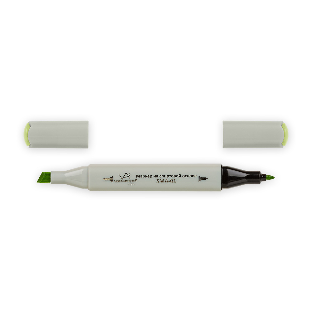 

Маркеры для скетчинга двухсторонние SMA-01 Yellow Green желто-зеленый VISTA-ARTISTA Z459