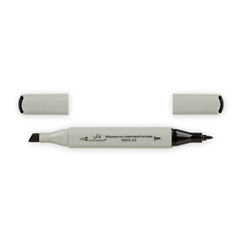 

Маркеры для скетчинга двухсторонние SMA-01 Black черный VISTA-ARTISTA B100