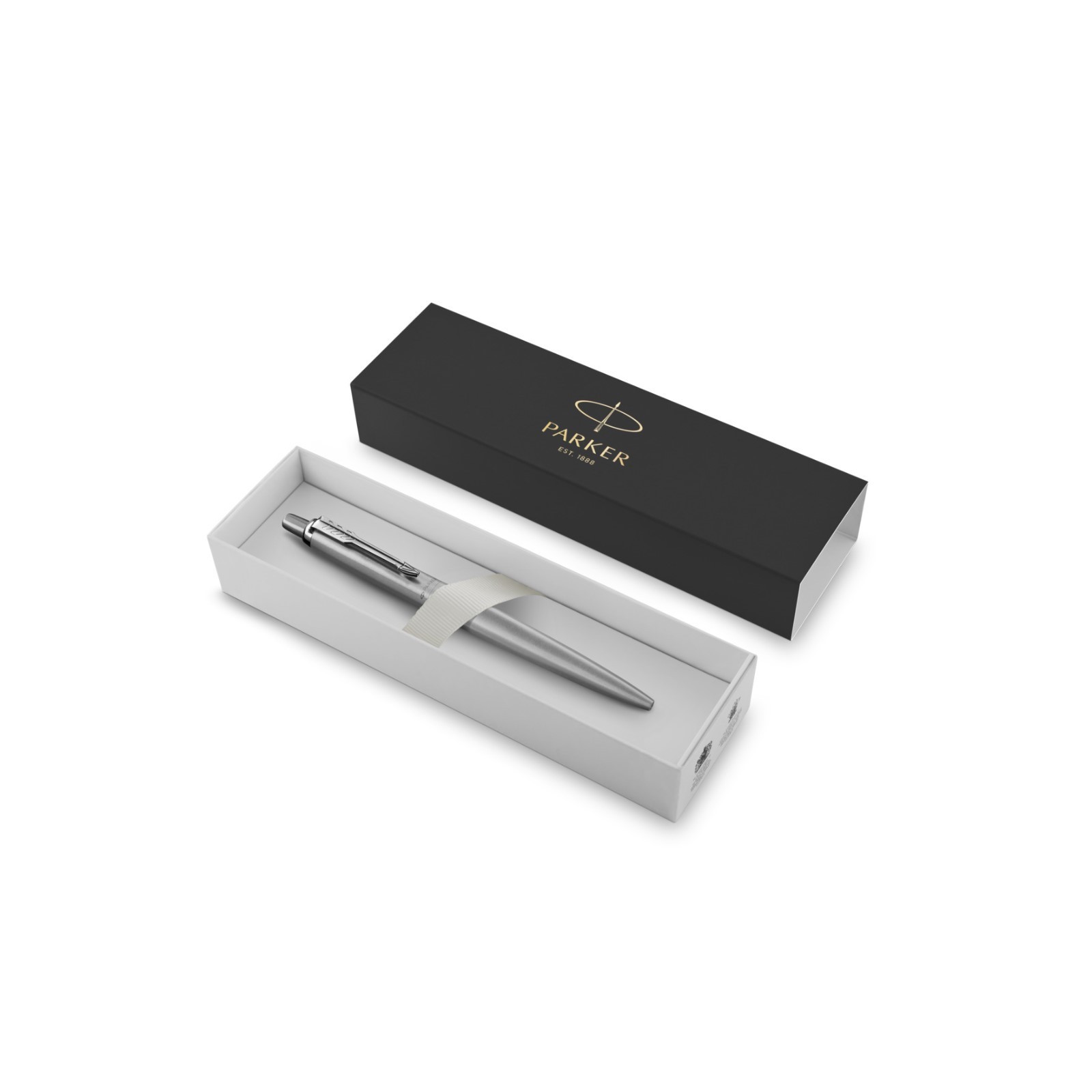 

Ручка подарочная шариковая автом. синяя Jotter Monochrome XL SS подар.кор PARKER SE20/2122756