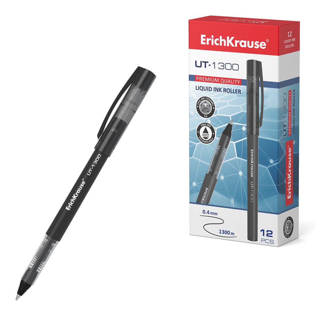 

Роллер черный 0,7мм Free Ink UT-1300 ERICH KRAUSE 55385