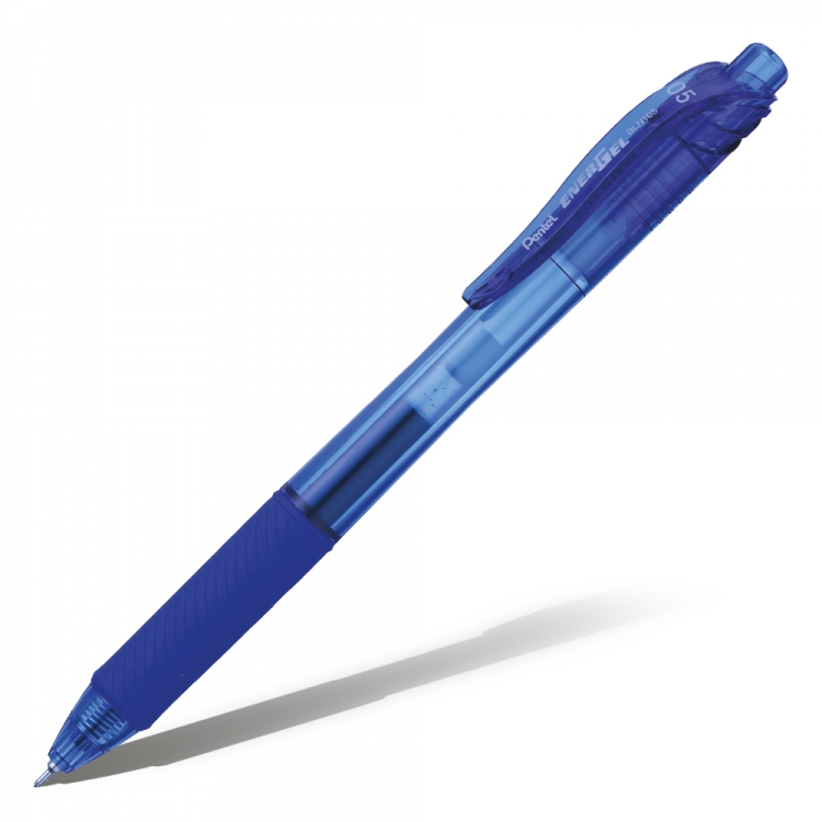 

Ручка гелевая автоматическая синий 0,5мм Oh!Gel пласт.корпус резин.держ. Pentel BLN105-CX