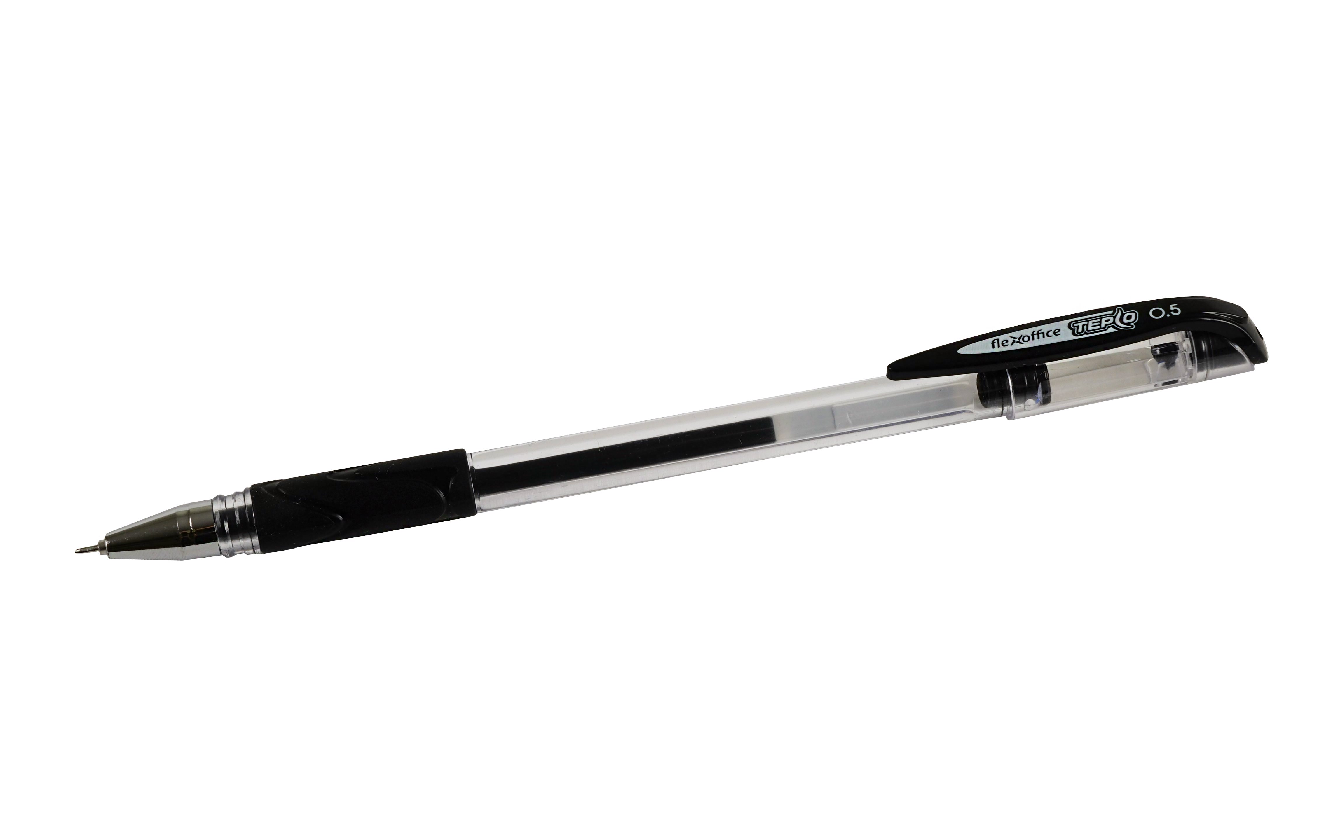 

Ручка гелевая черная 0,5мм Tepco FLEXOFFICE FO-GEL08 BLACK