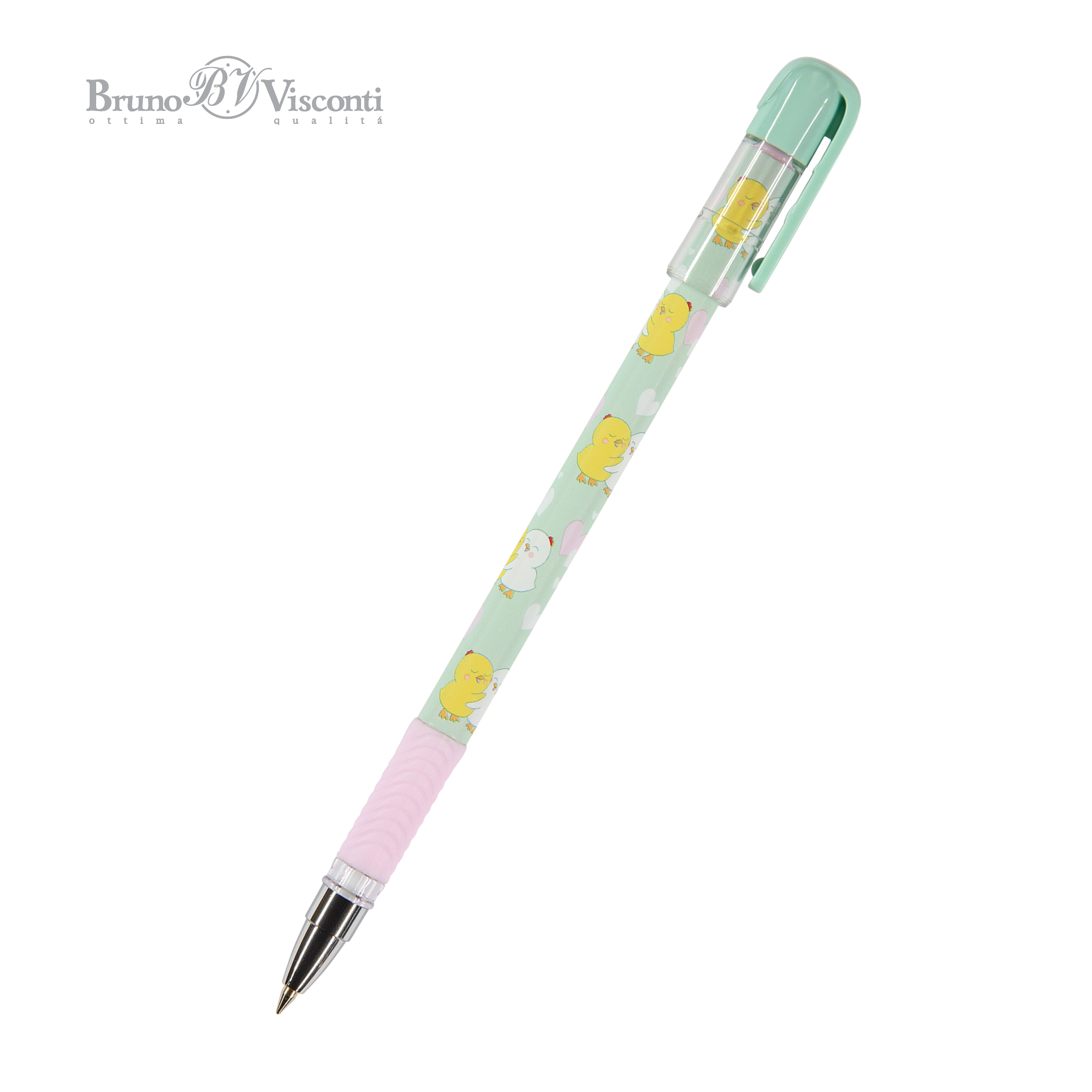 

Ручка шариковая синяя 0,5мм MagicWrite. Обнимашки. Цыплята BRUNO VISCONTI 20-0240/33
