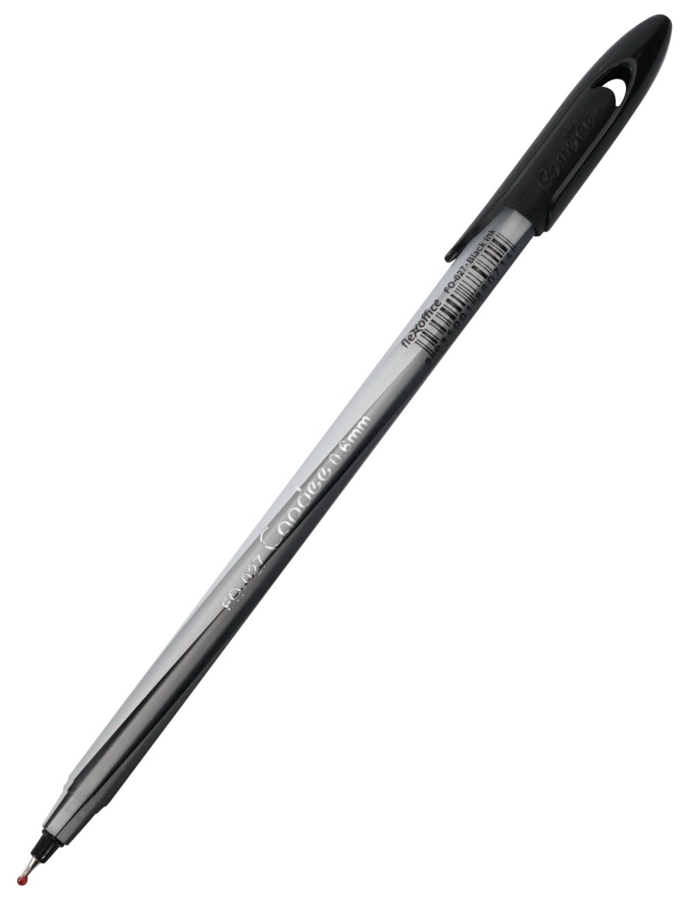 

Ручка шариковая черная 0,6мм Candee корп.черный FLEXOFFICE FO-027 BLACK