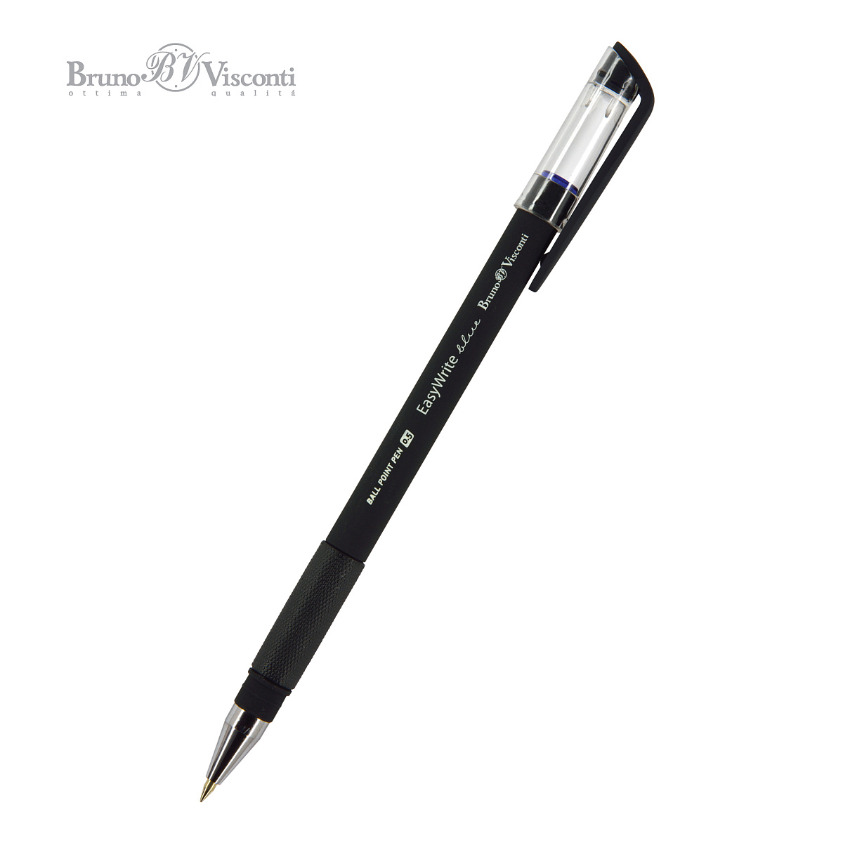 

Ручка шариковая синяя 0,5мм EasyWrite. Black BRUNO VISCONTI 20-0051