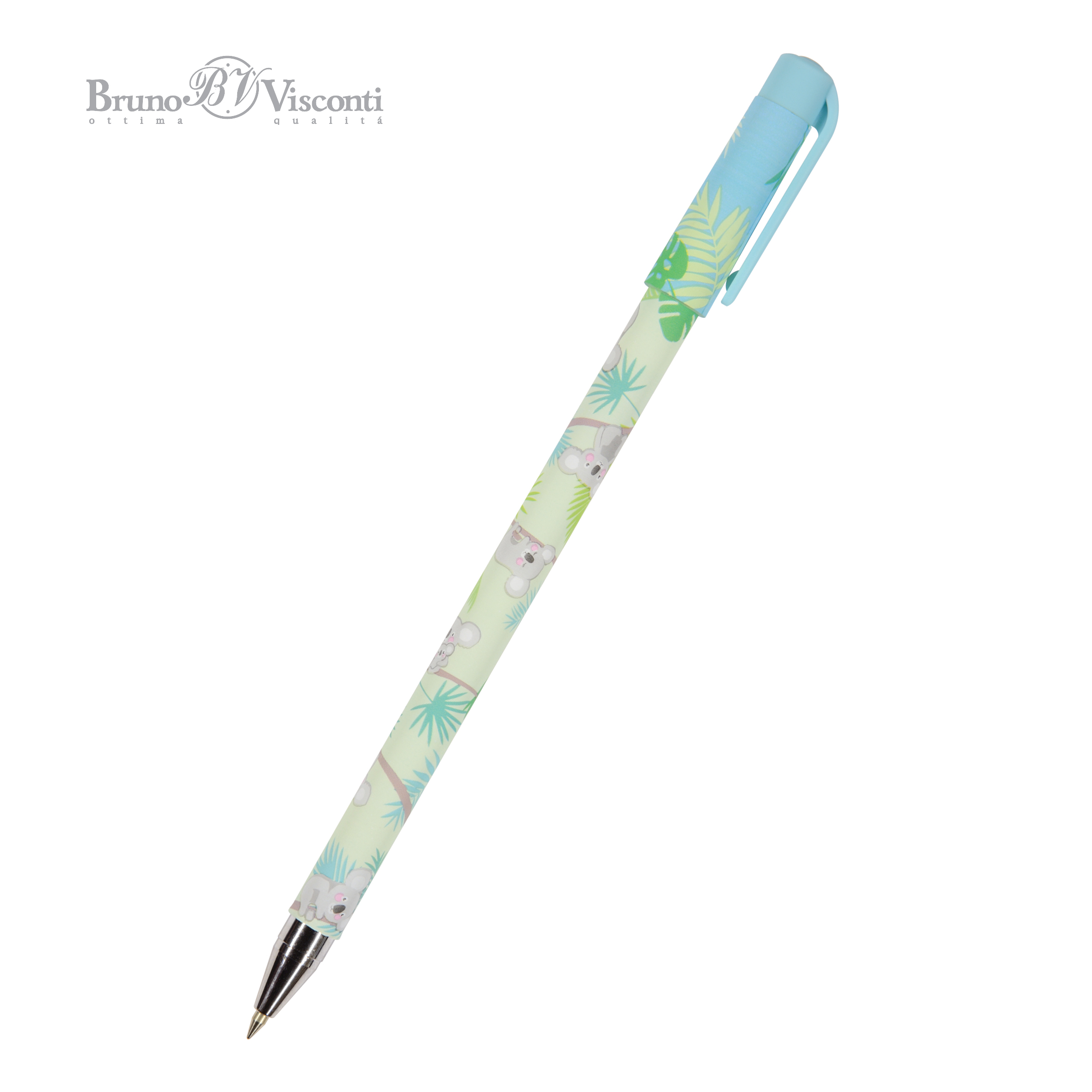 

Ручка шариковая синяя 0,5мм HappyWrite. Коалы - очаровашки BRUNO VISCONTI 20-0215/40