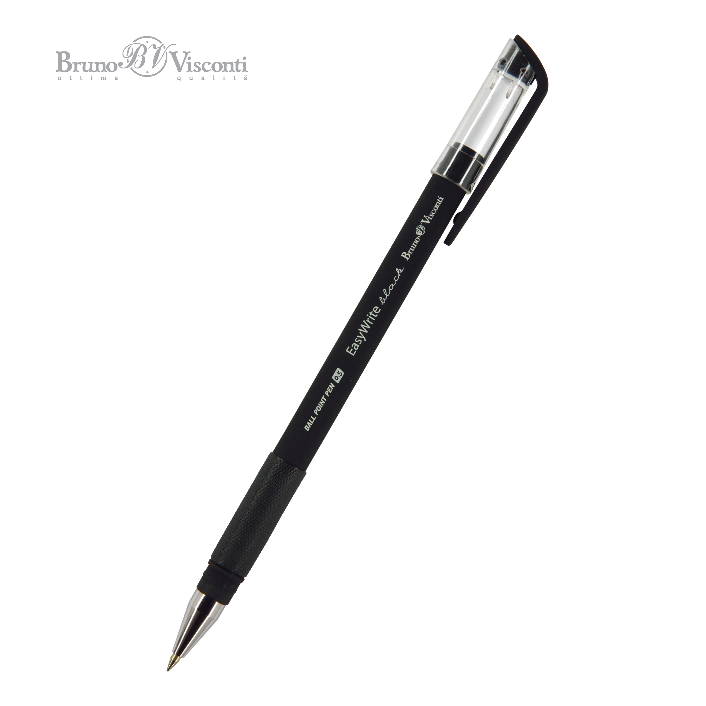 

Ручка шариковая черная 0,5мм EasyWrite. Black BRUNO VISCONTI 20-0050