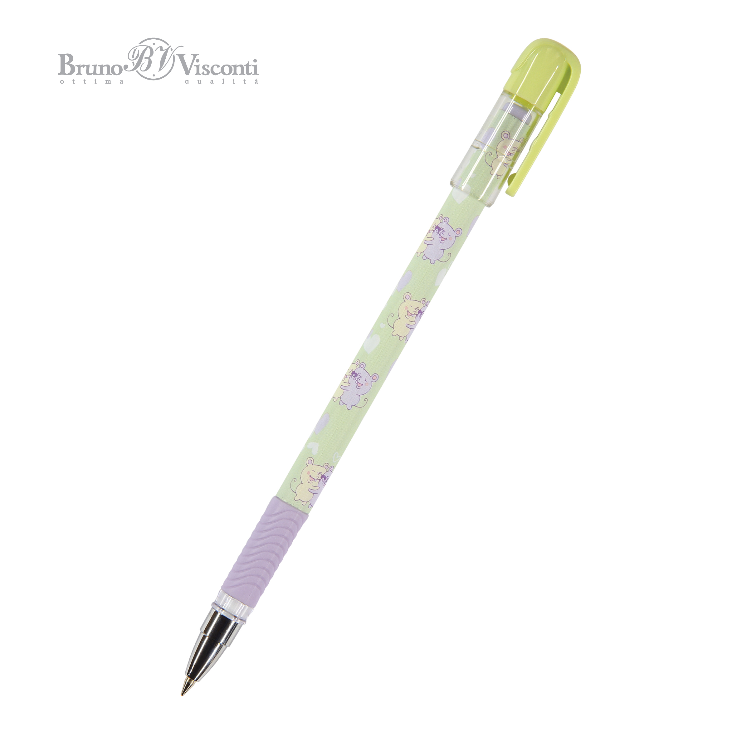 

Ручка шариковая синяя 0,5мм MagicWrite. Обнимашки. Мышки BRUNO VISCONTI 20-0240/35