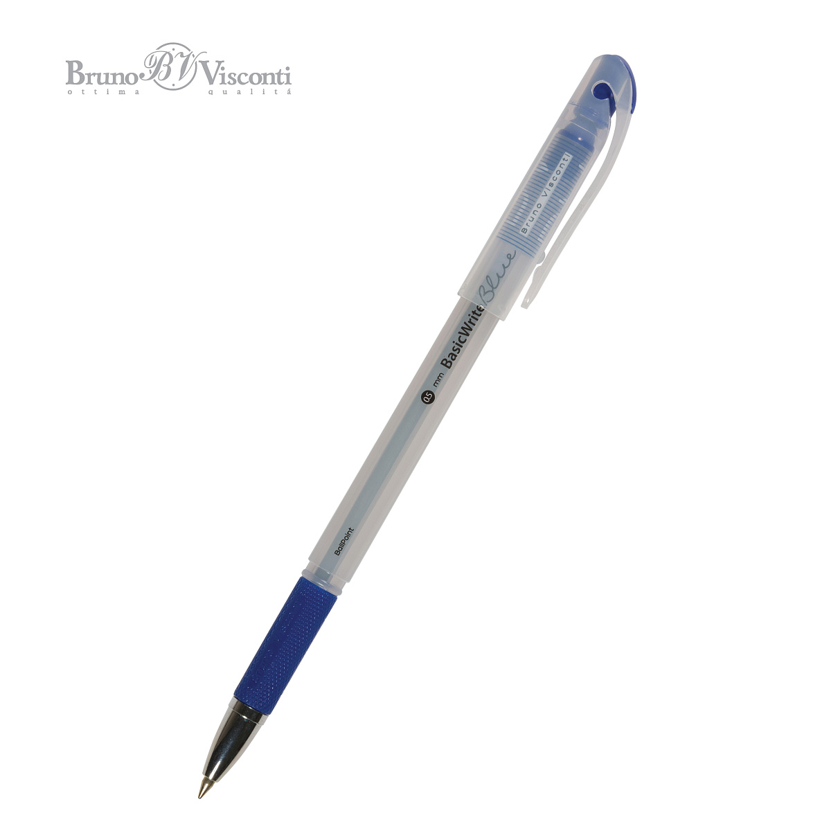 

Ручка шариковая синяя 0,5мм BasicWrite.Moon BRUNO VISCONTI 20-0317/11