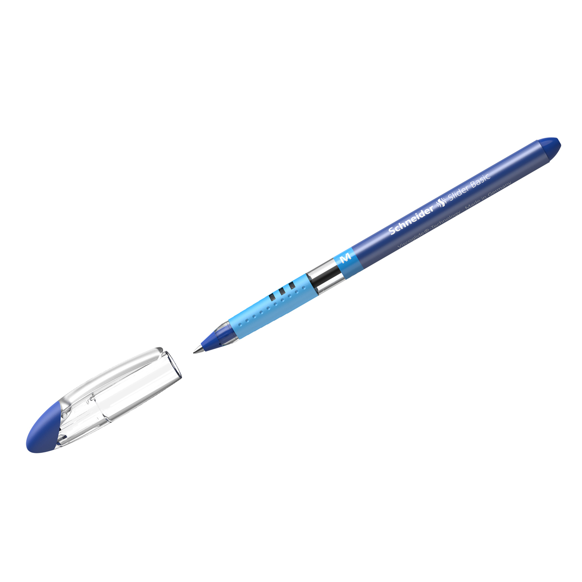 

Ручка шариковая синяя 1,0мм Slider Basic резин.держ. Schneider 151103