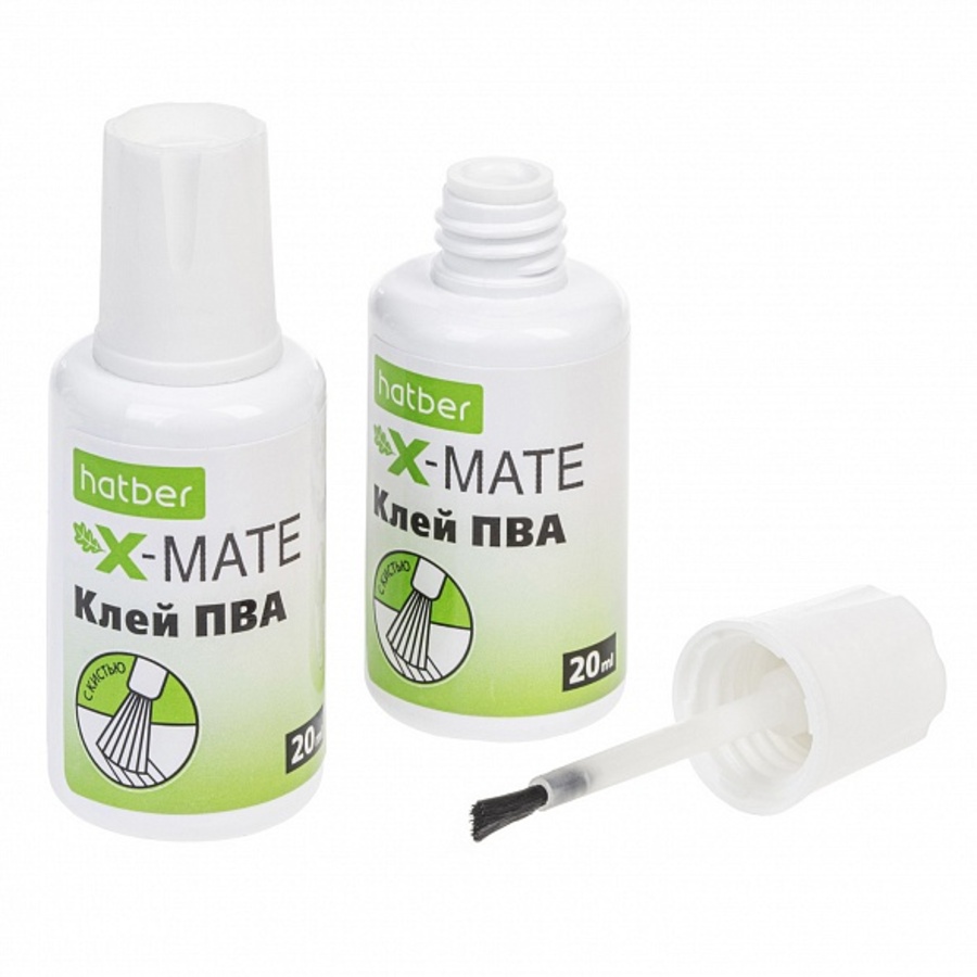 

Клей ПВА 20г с кисточкой X-Mate HATBER GL_071923