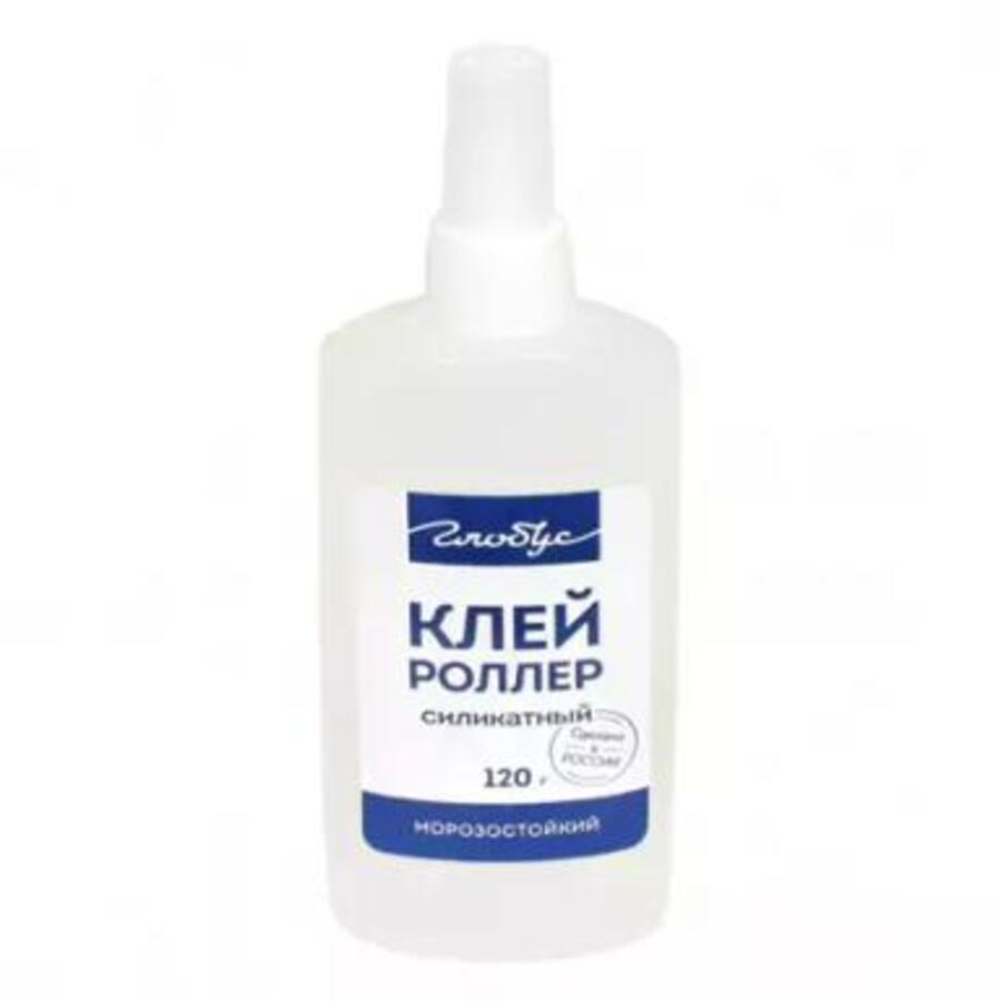 

Клей силикатный 120г роллер Глобус КС120