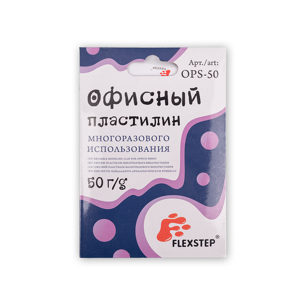 

Клей -пластилин офисный 5шт 50г полоска Flexstep ГАММА OPS-50