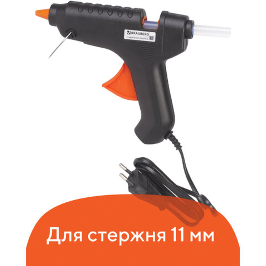 

Набор Пистолет клеевой + стержни d-11мм 2шт 60Вт блистер BRAUBERG 670324