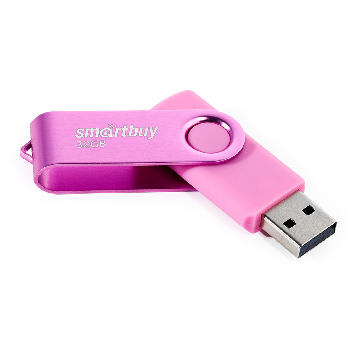 

USB - флешка 32GB ПамятьTwist USB 2.0 Flash Drive пурпурный SMARTBUY SB032GB2TWP