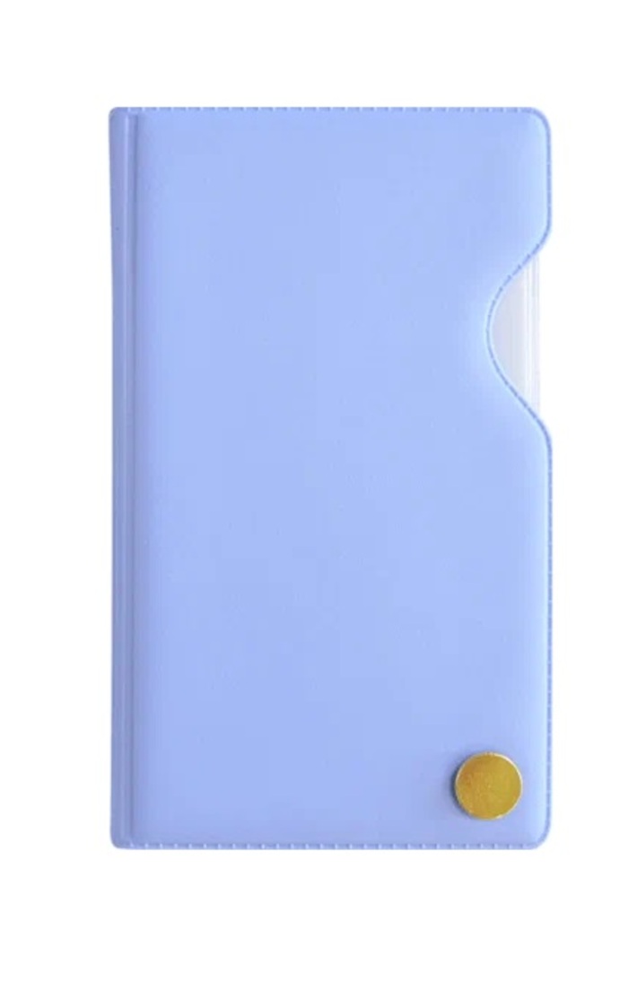 Футляр для проездного пропуска и карт 65х110мм ПВХ голубой на 5 карт deVENTE 1020310 167₽