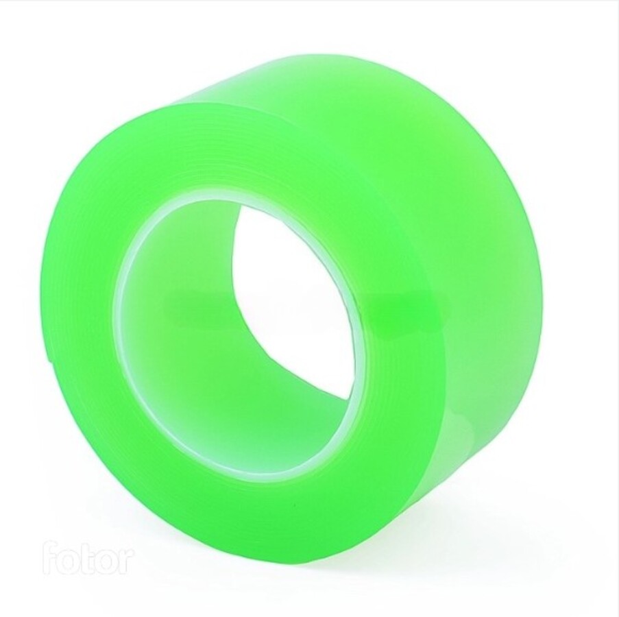 

Скотч двухсторонний 30мм х 3м Nano tape neon многораз. зеленая 0,7мм deVENTE 4163408