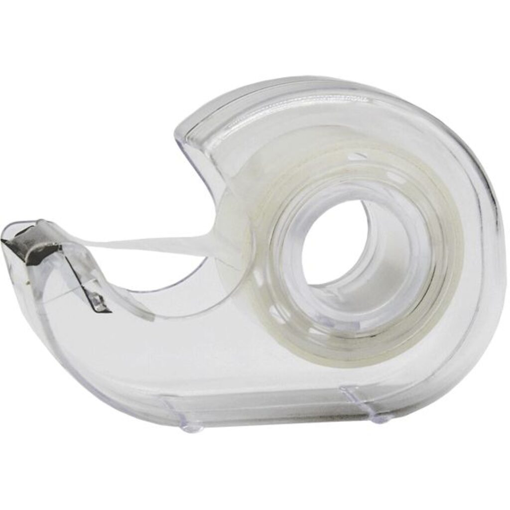 Скотч 19мм x10м прозрачная 35мкм в диспенсере deVENTE 4162108 66₽