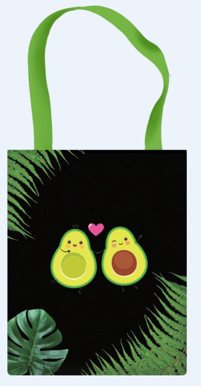 Сумка шоппер Авокадо и листья ПЧЕЛКА СШР-1 253₽