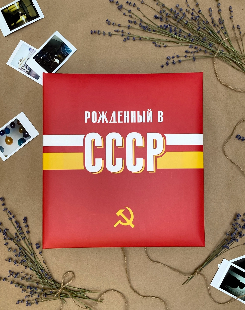 

Фотоальбом магн. 50л 23х28см кольца USSR time СССР ПОЛИНОМ FA 50М.005 (уни)