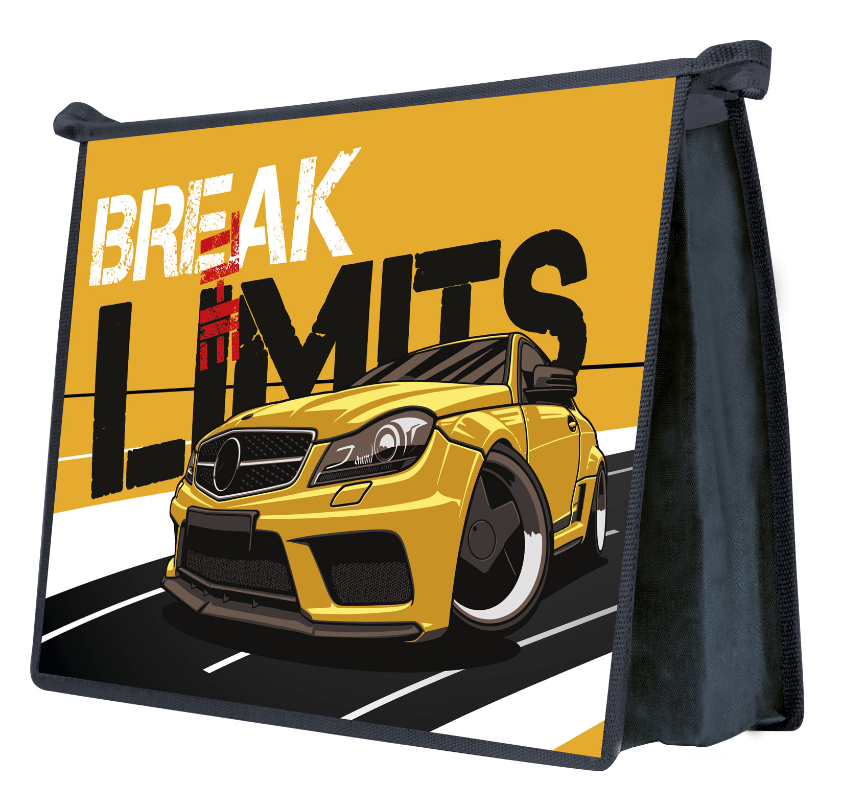 

Папка для тетрадей пластик молния сверху А4 1отд. Break limits ПЧЕЛКА ПМ-А4-291 (муж)
