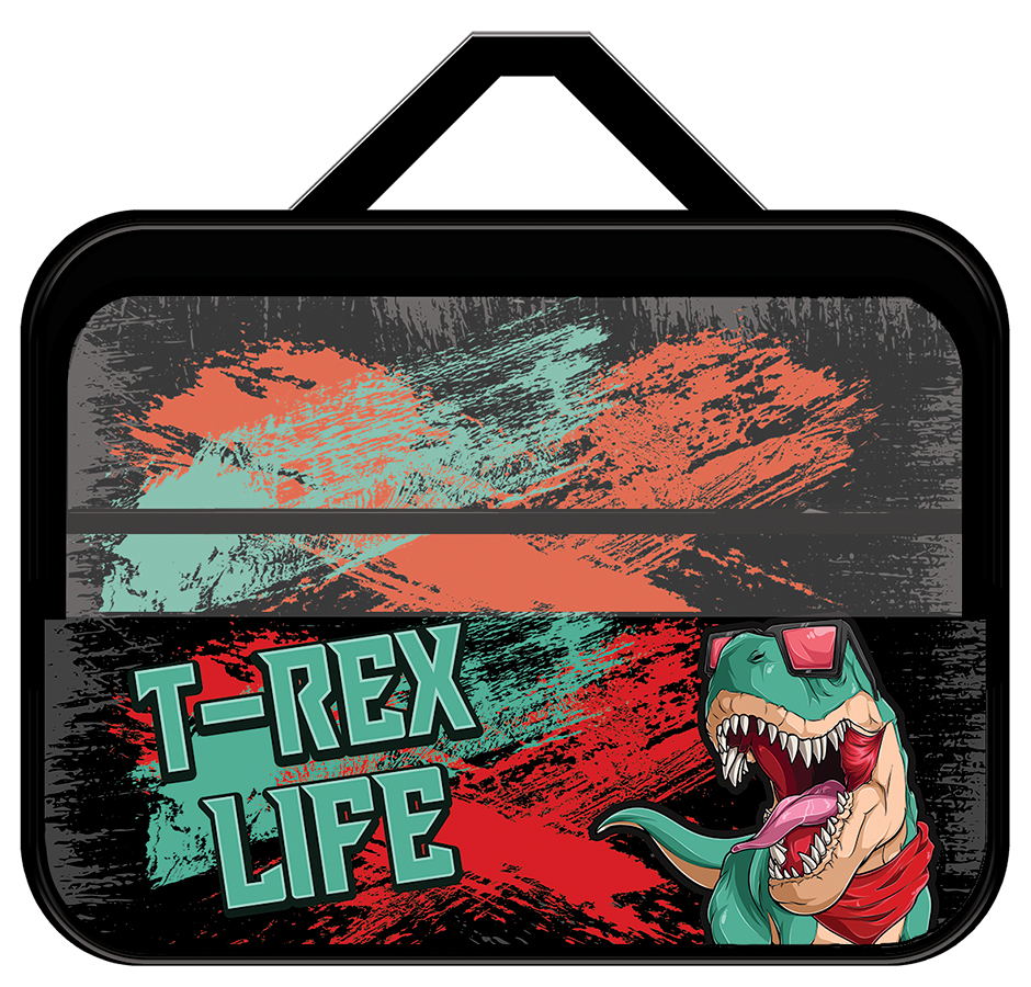 

Папка для труда текстиль молния вокруг А4 1отд. T-Rex ручки ПЧЕЛКА ПТР-111 (муж)
