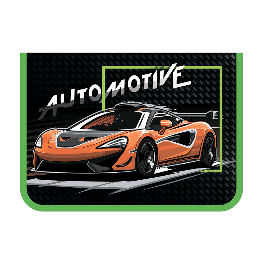 

Папка для труда пластик молния вокруг А4 1отд. Automotive ПЧЕЛКА ПТР-5 (муж)