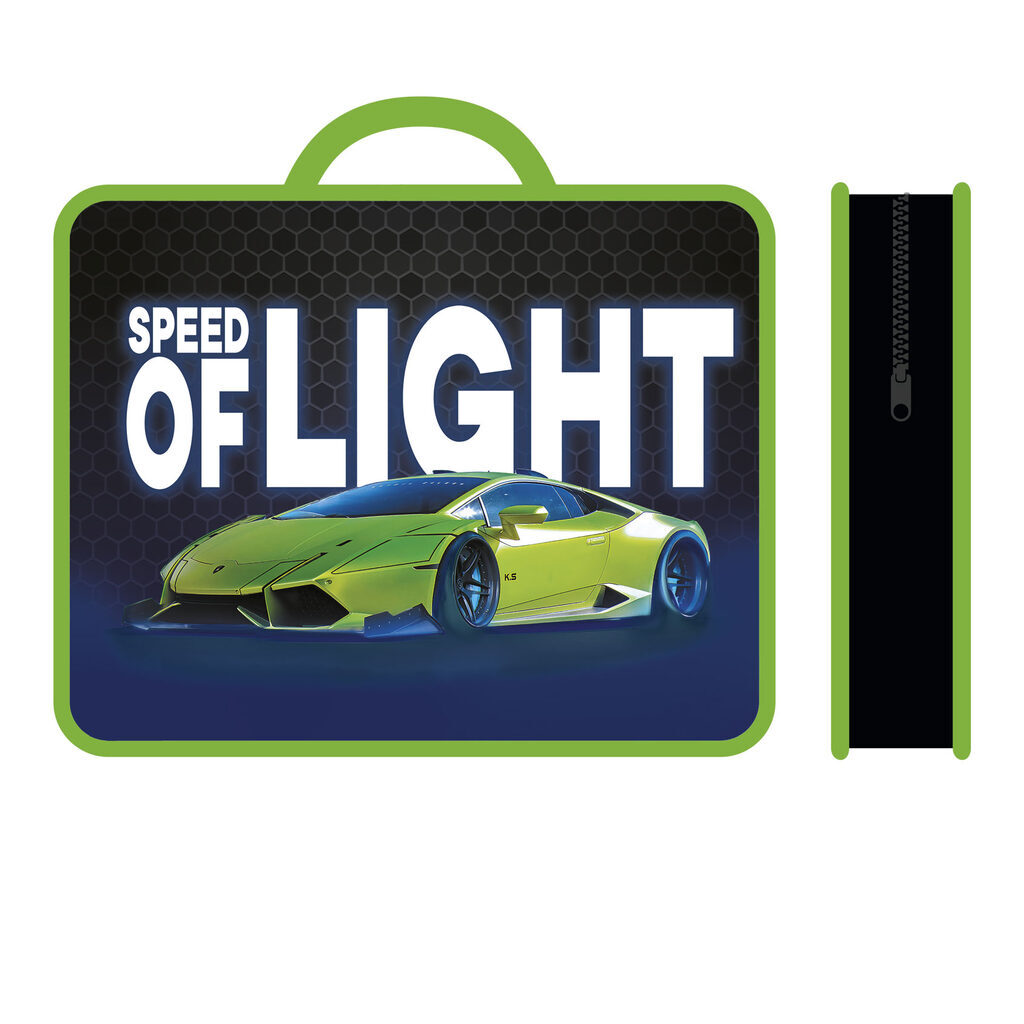 

Папка для тетрадей пластик молния сверху А4 1отд. Скорость света ручки ПЧЕЛКА ПМ-А4-26 (муж)