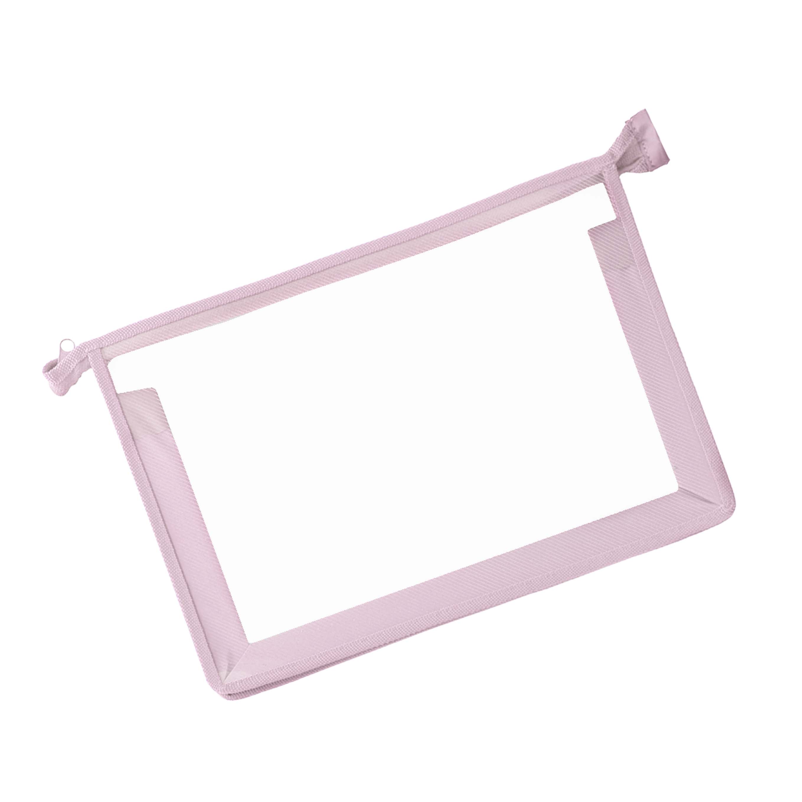 

Папка для тетрадей пластик молния сверху А4 1отд. б/цв. розовая ПЧЕЛКА ПМ-А4-02 (жен)