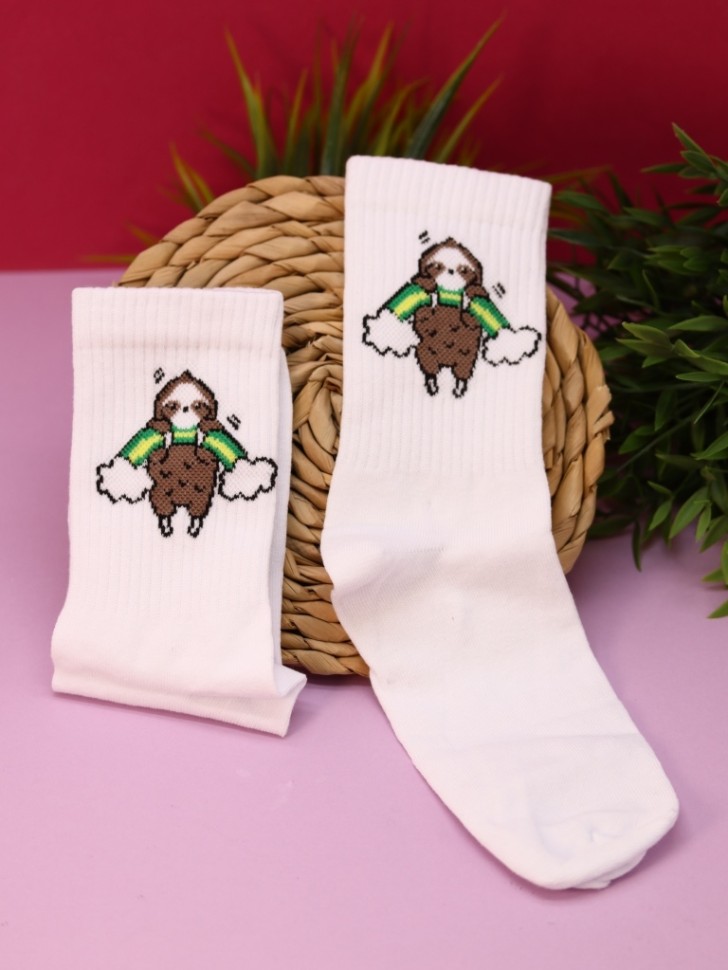 

16550 Носки женские Аниме Sloth р.35-40