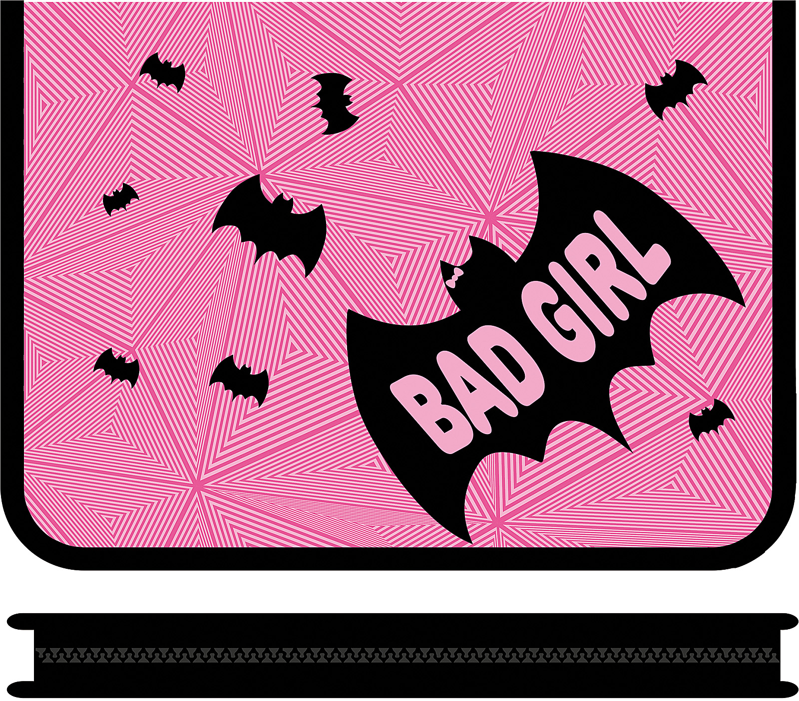 

Папка для тетрадей пластик молния вокруг А5 1отд. Bad girl ПЧЕЛКА ПМ-А5-04 (муж)