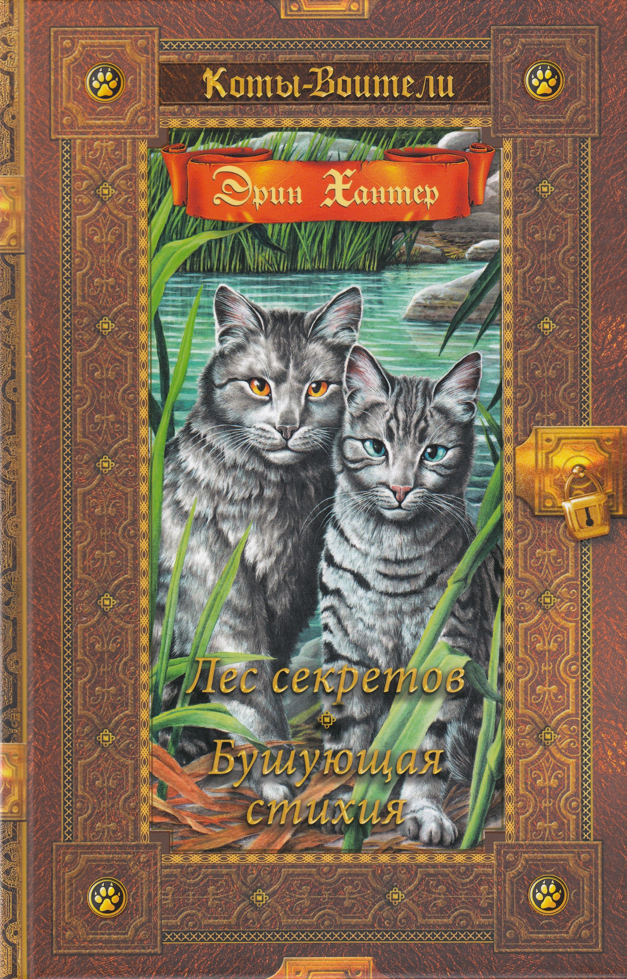 Коты воители книга лес секретов. Золотая коллекция. Хантер бушующая стихия. Бушующая стихия эрин хантер книга. Коты воители 4 книга бушующая стихия.