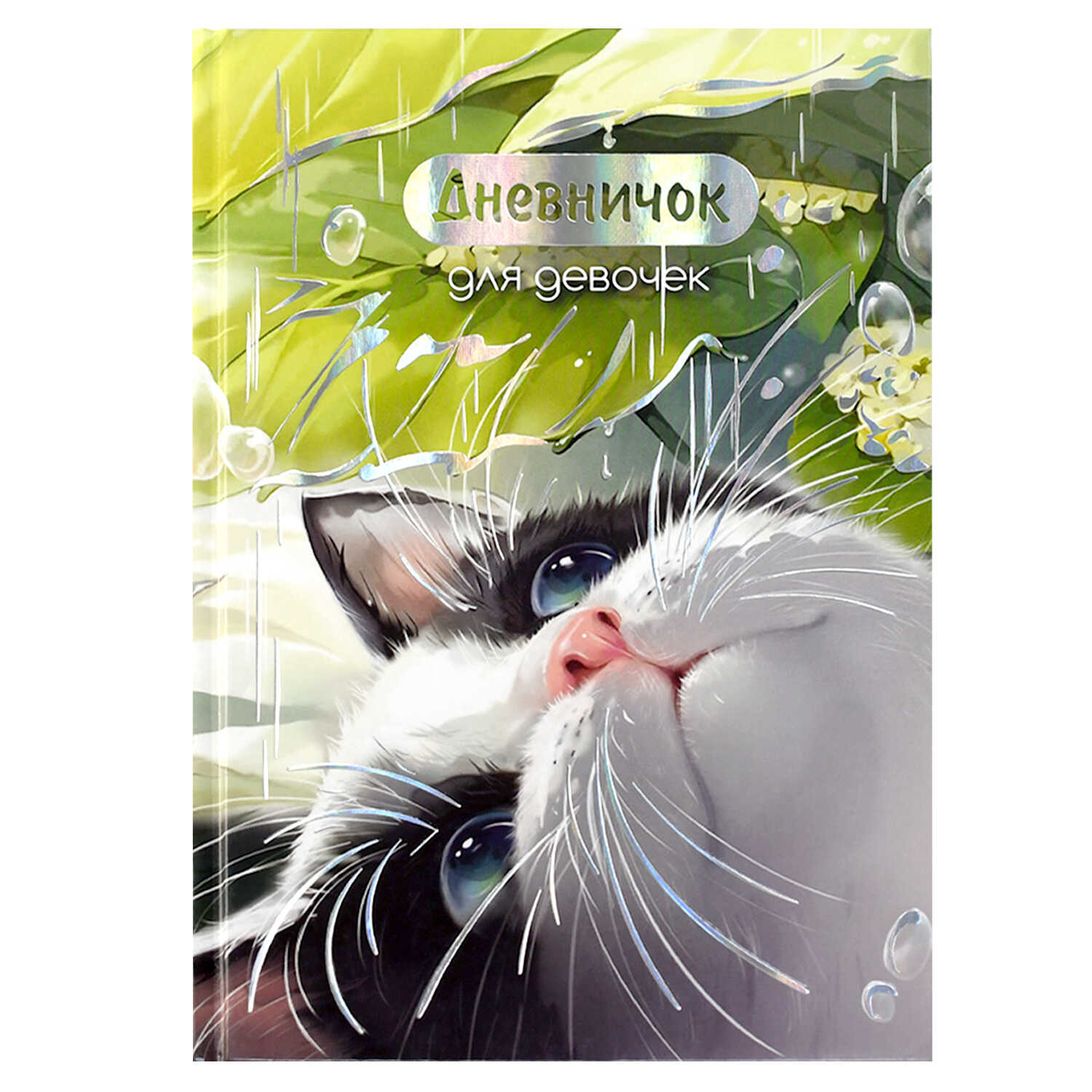 

Дневничок для девочек А5 48л тв.обл. Утренний кот глянц.лам. тисн.фольгой ФЕНИКС+ 70159