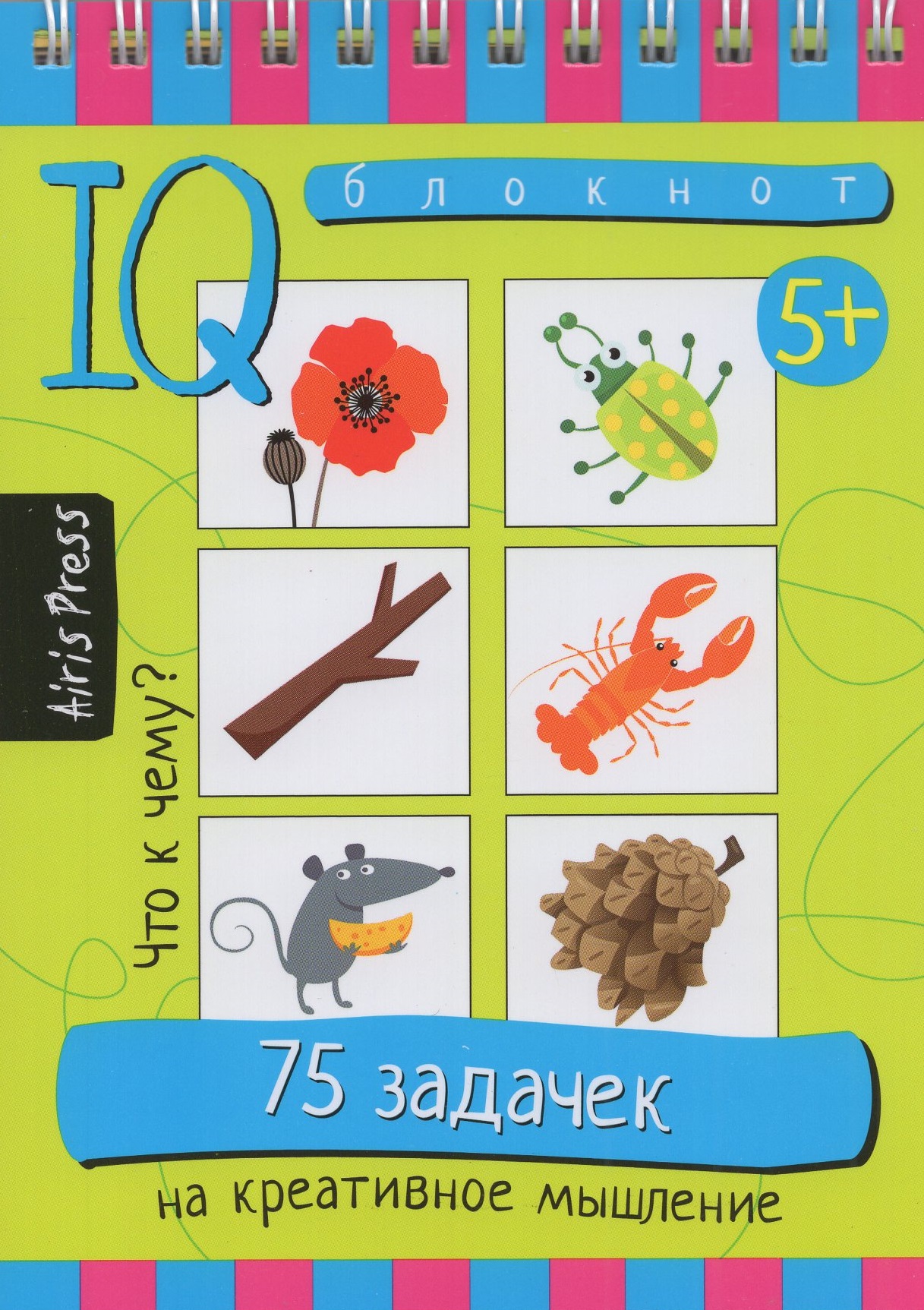 

Умный блокнот. 75 задачек на креативное мышление. 5+