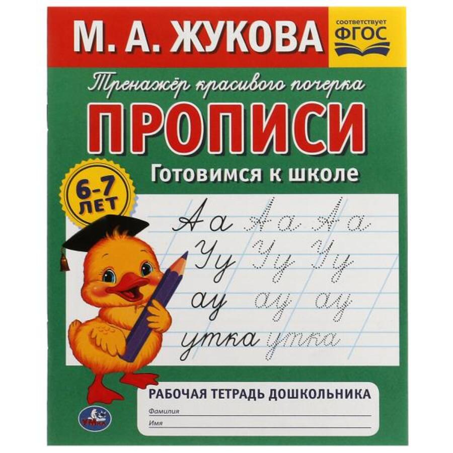 

Прописи. Готовимся к школе. Рабочая тетрадь дошкольника