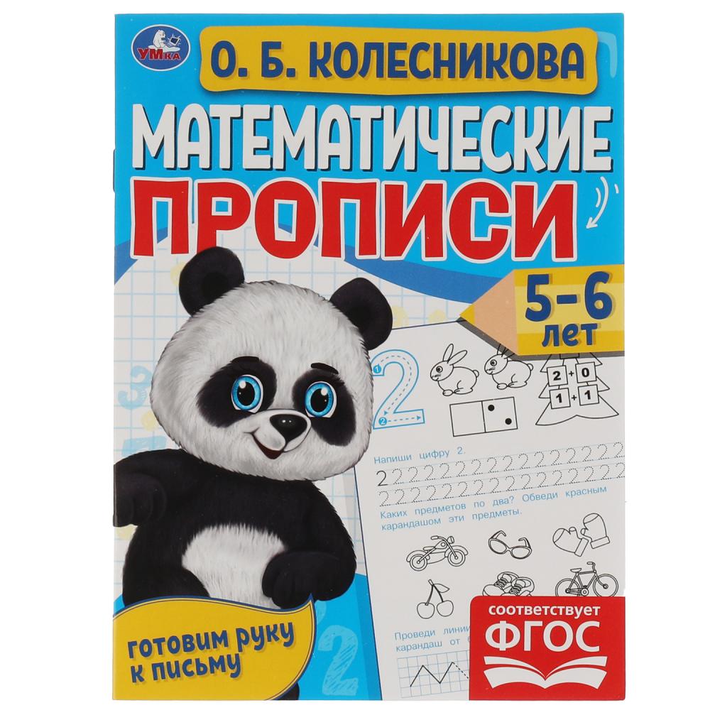 

Математические прописи. Готовим руку к письму. 5-6 лет