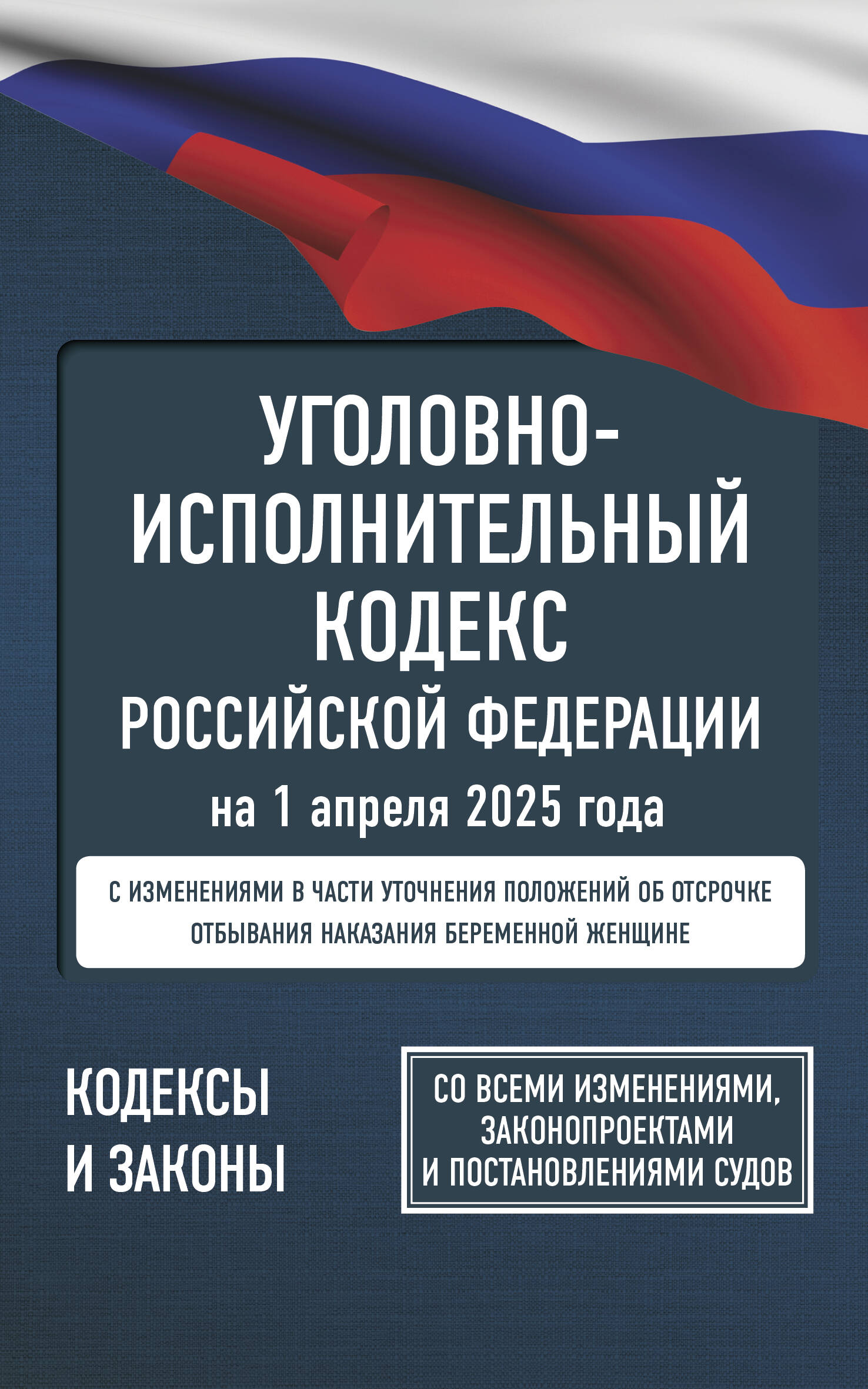 

Уголовно-исполнительный кодекс РФ на 01.04.2025 г.