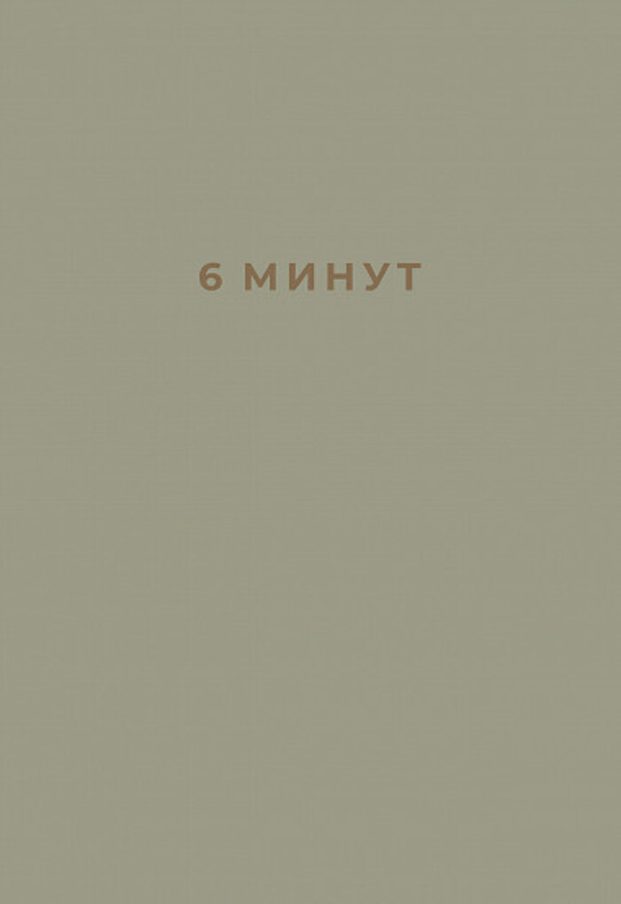 

6 минут. Ежедневник, который изменит вашу жизнь (лен)