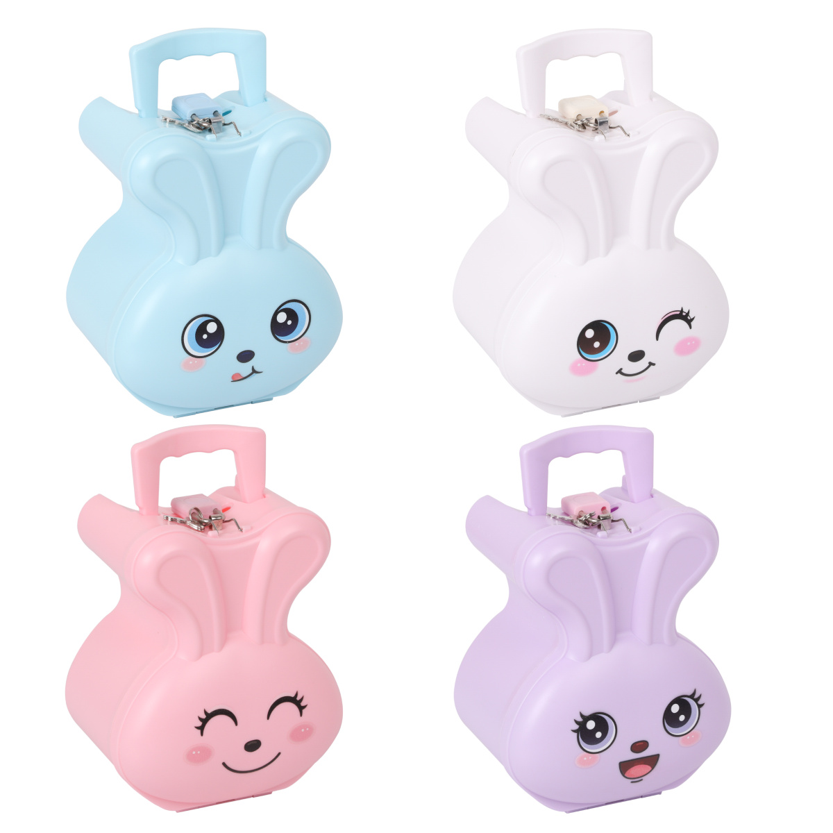 Копилка пластик Зайка 12х95х145см ассорти 333₽