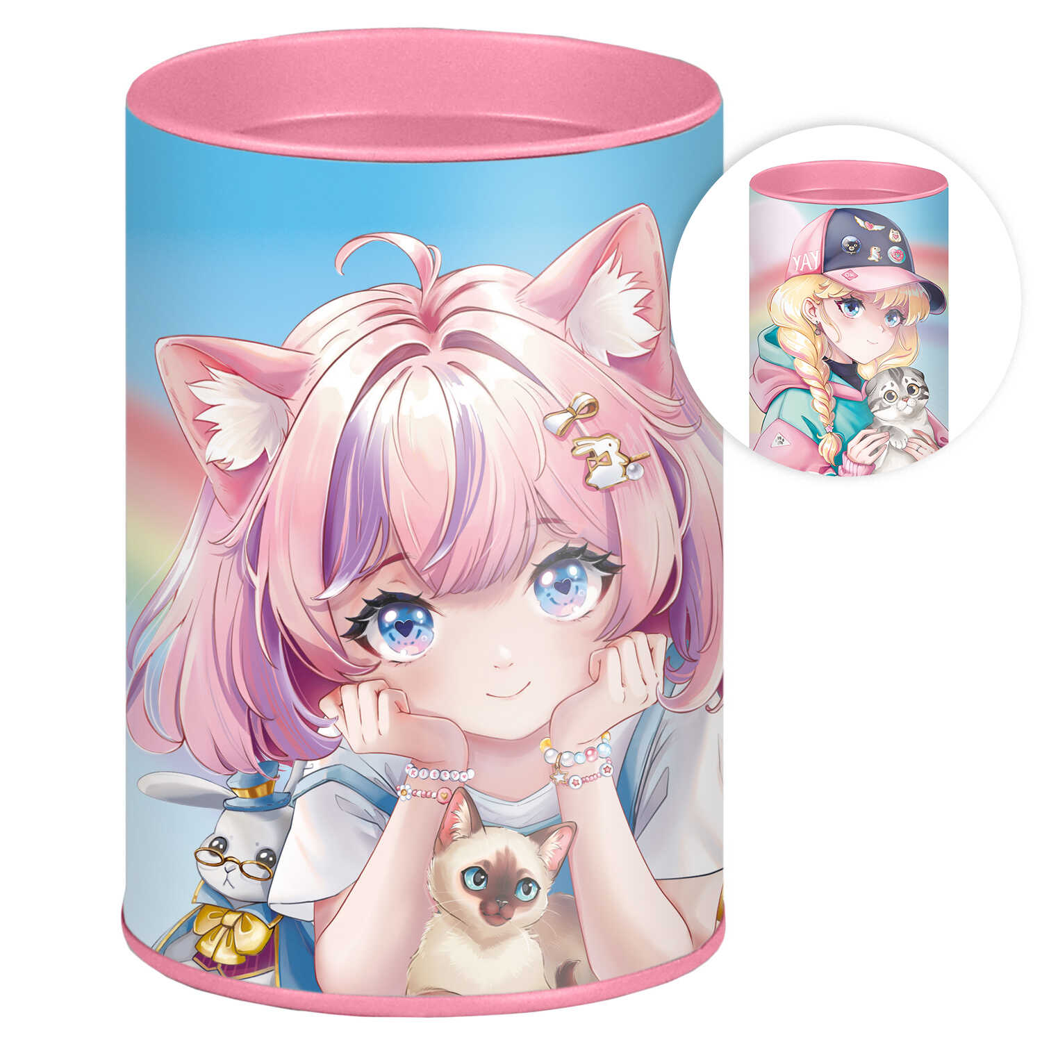

Копилка - подставка Аниме с котиками 10,4х7,5х7,5см