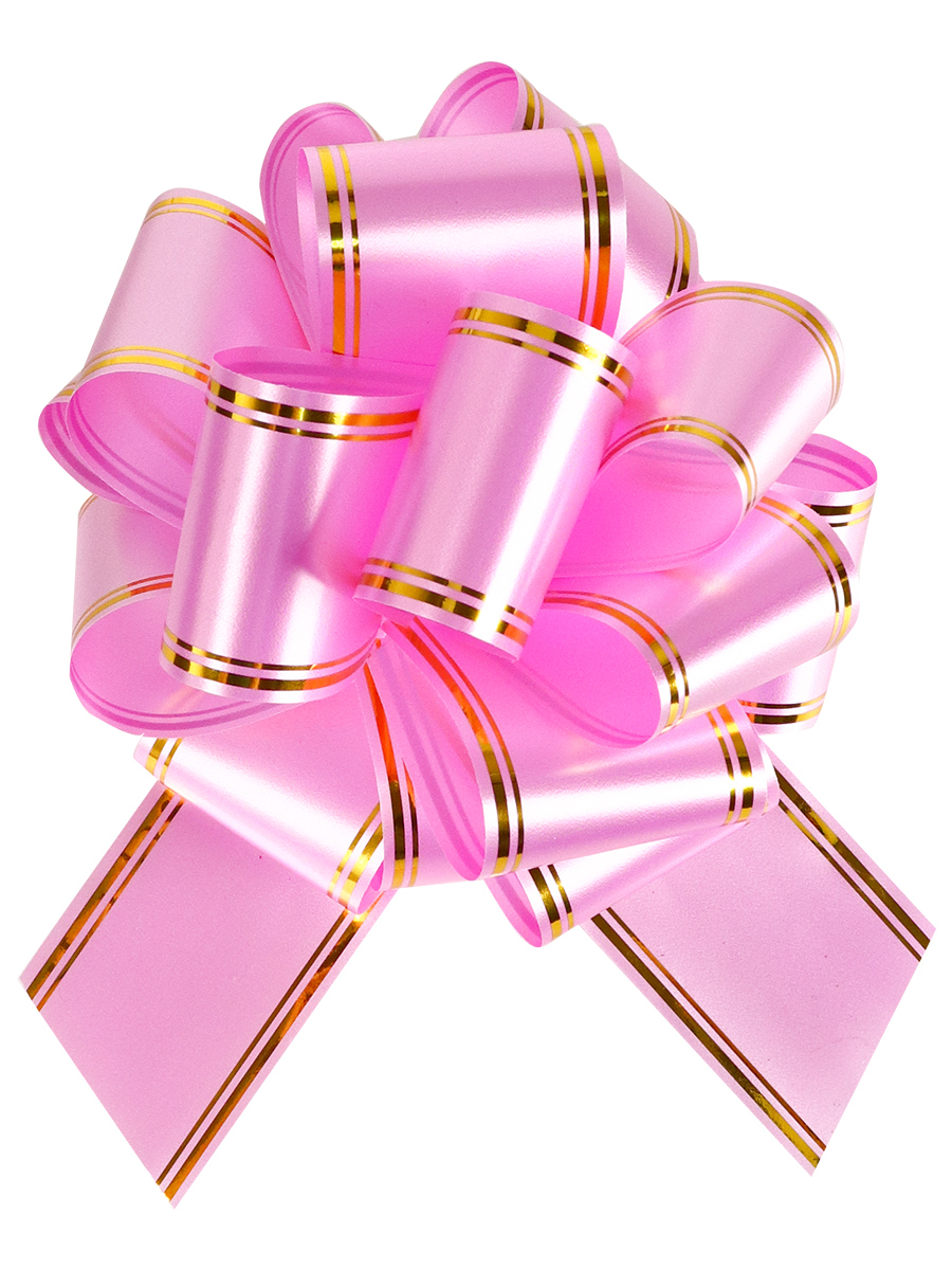 БЛ-6491 Бант - шар 5см Золотое сечение розовый 81₽