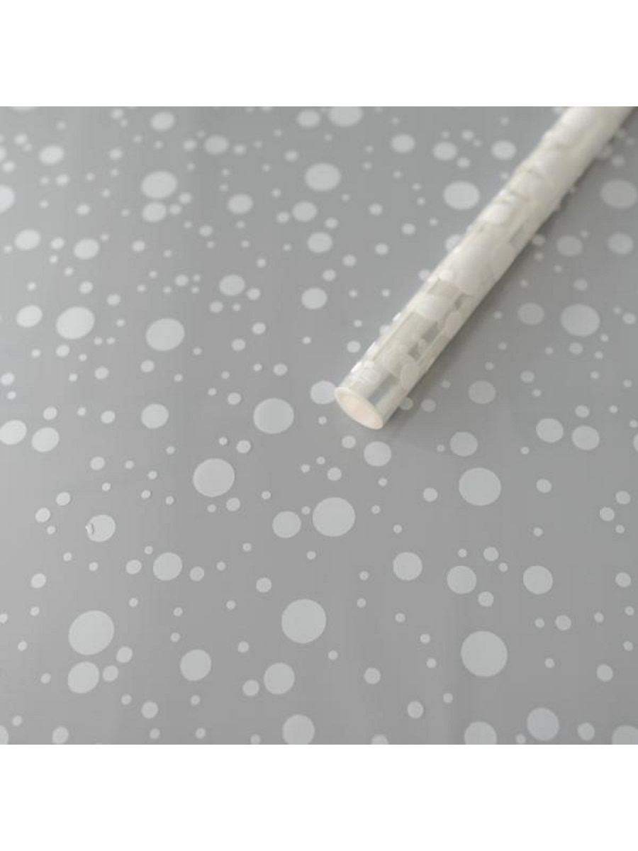 998997 Пленка упаковочная 07х75м Конфетти белый 215₽