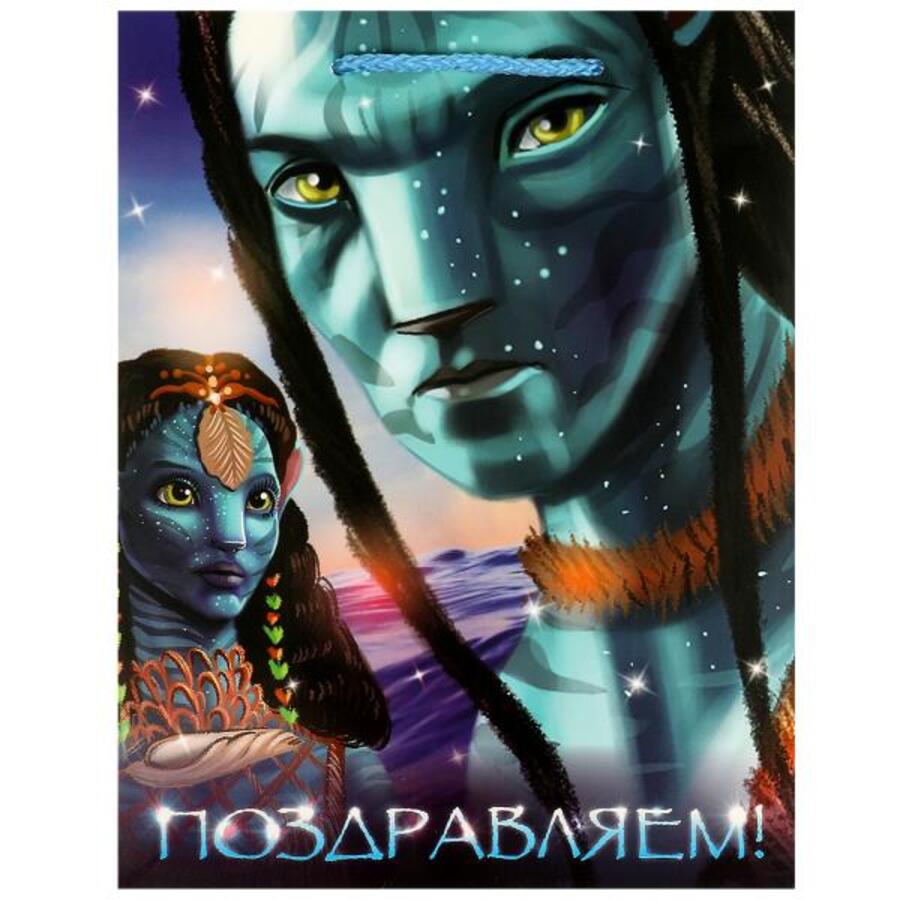 

PM-100156-AV Пакет подарочный 18х23см M* Аватар Поздравляю! (уни)