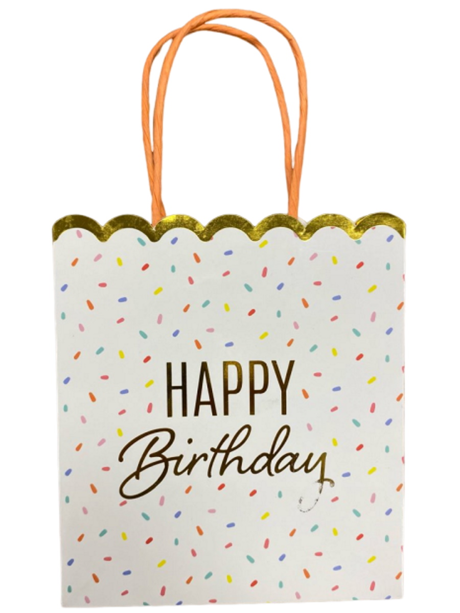 

ППК-3692 Пакет подарочный 26х32х10см L* Happy birthday (уни) ламинация