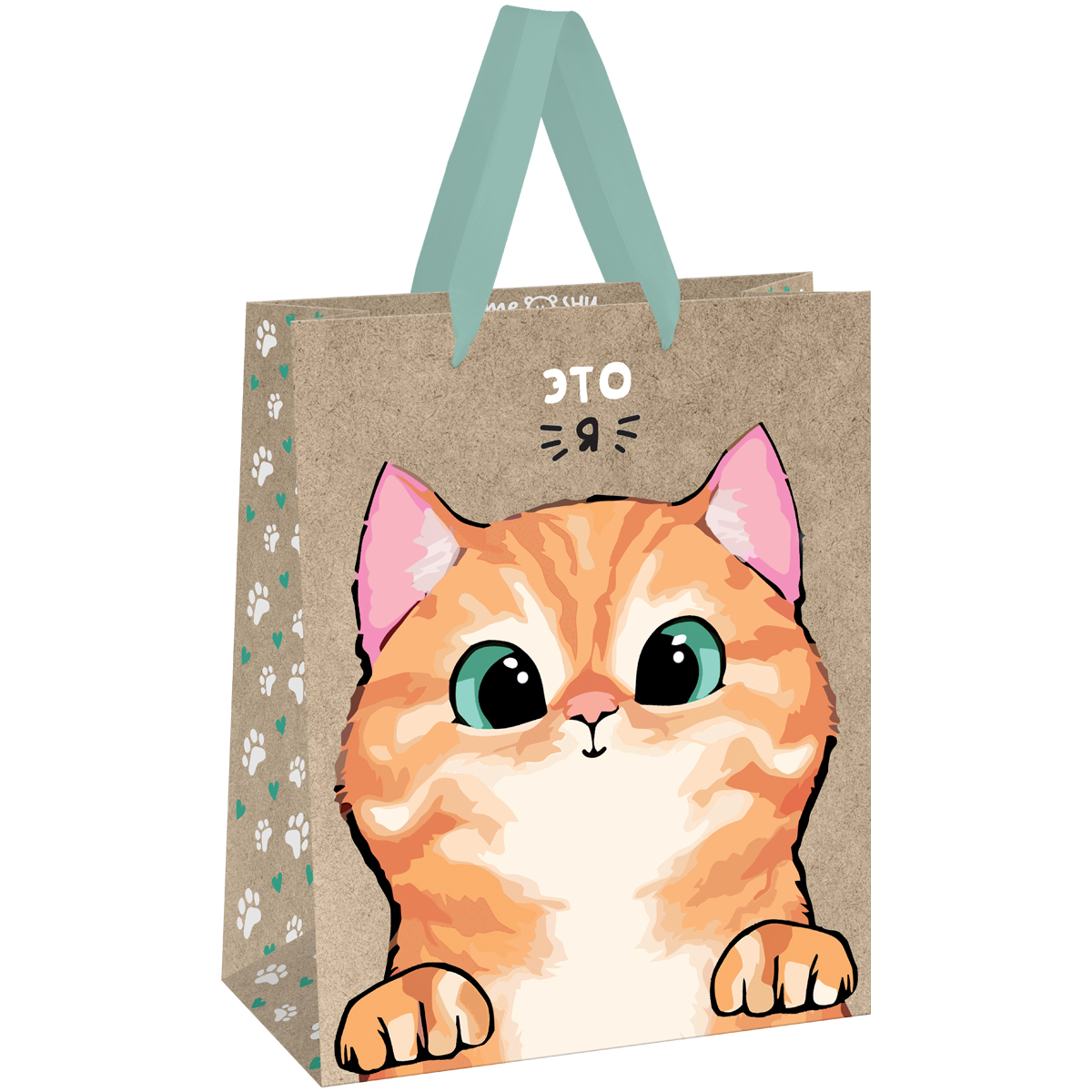 

MS_61643 Пакет подарочный 26х32см L* Kitten (жен) Крафт