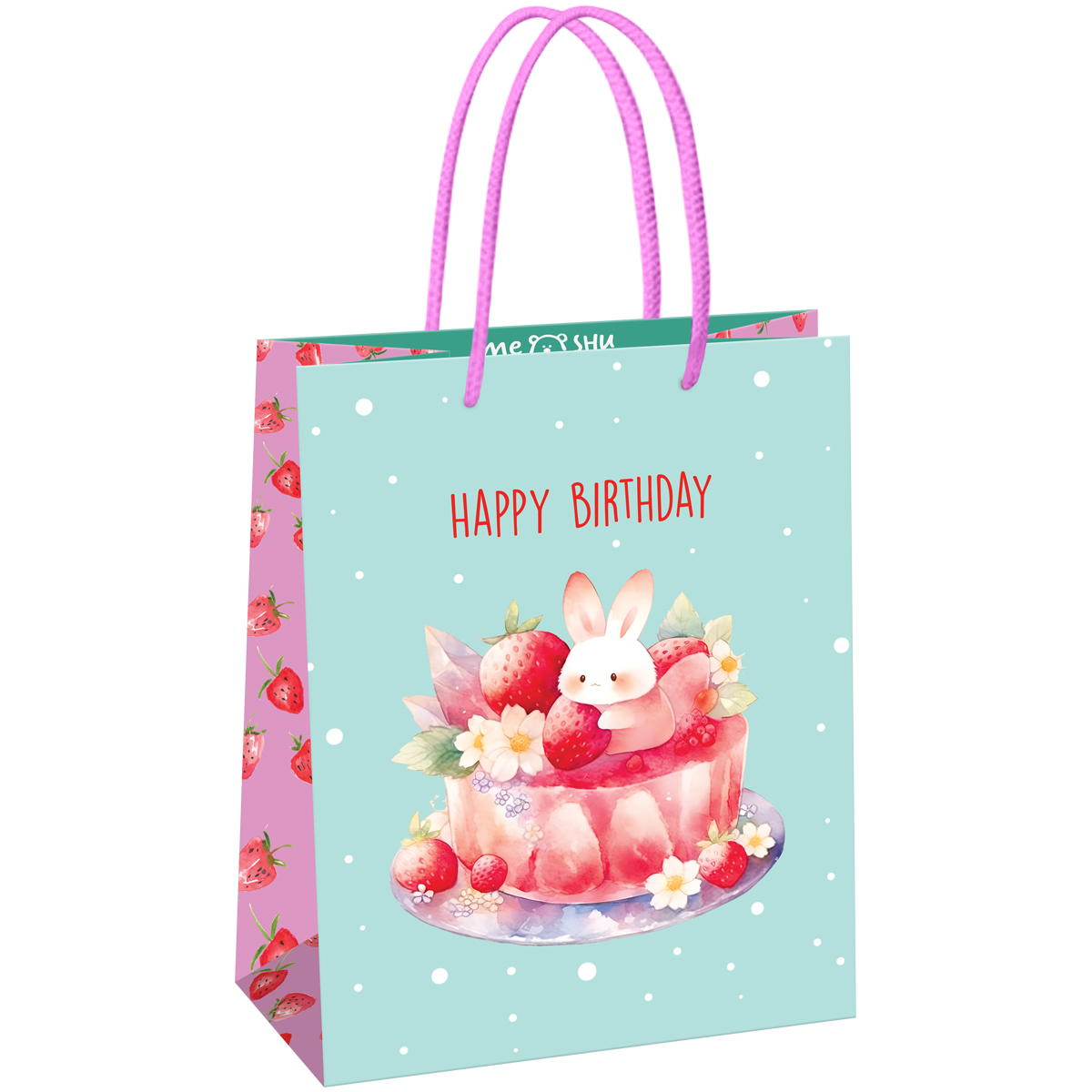 

MS_61571 Пакет подарочный 18х23см M* Cake (жен) Матовый