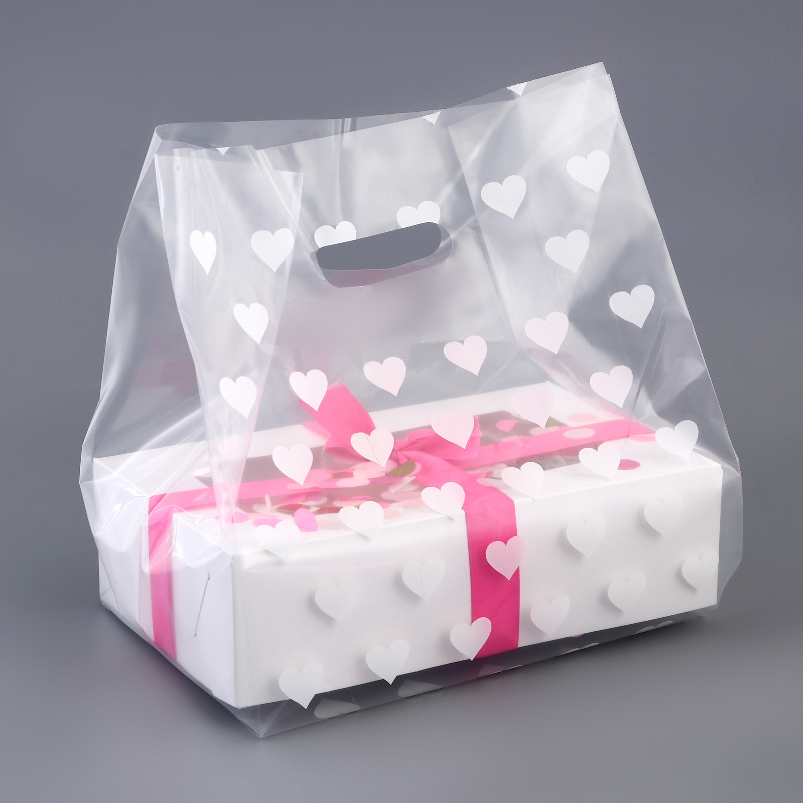 10638988 Пакет полиэтиленовый 25х35мм квадратный Сердечки 60мкм с вырубной ручкой уни 41₽